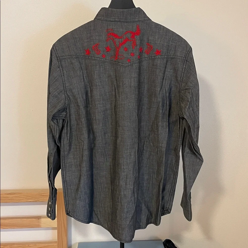 WOMEN'S EMBROIDERED WESTERN SHIRT - Picture 6 of 9